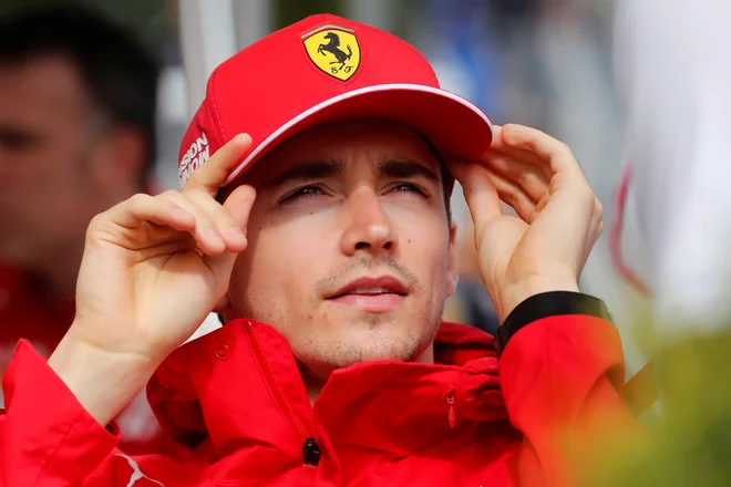 Charles Leclerc komaj čaka dirko v Bakuju. FOTO: Reuters