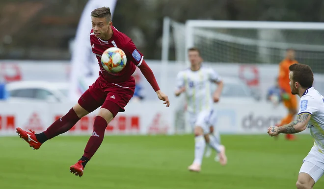 Tilen Mlakar in Triglav v Kidričevem ne bosta imel lahkega dela. FOTO: Jože Suhadolnik/Delo