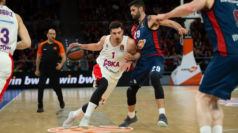 Fotografija: Nando de Colo je dosegel 27 točk ob zmagi CSKA. FOTO: Euroleague