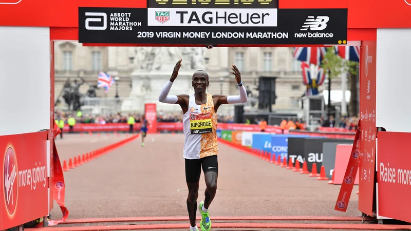 Fotografija: Eliud Kipchoge je najboljši maratonec na svetu. FOTO: AFP