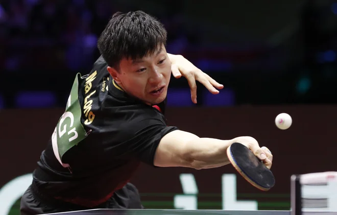 Ma Long je osvojil tretji zaporedni naslov svetovnega prvaka. FOTO: Reuters