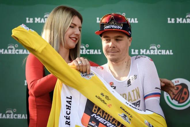 Jan Tratnik bo danes branil rumeno majico vodilnega. FOTO: AFP