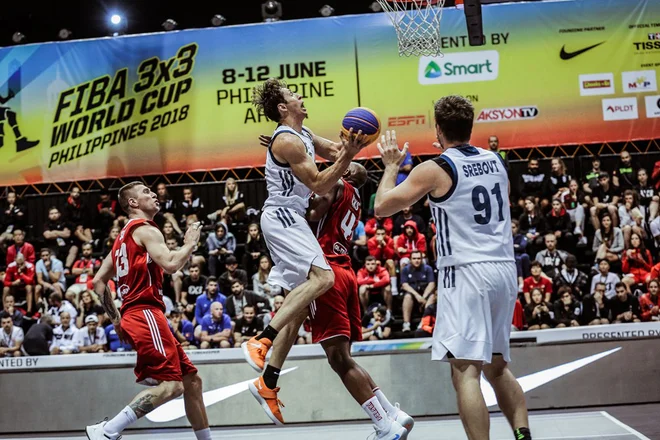 Simon Finžgar je pri 39 letih še vedno najuspešnejši slovenski košarkar 3x3. Foto FIBA