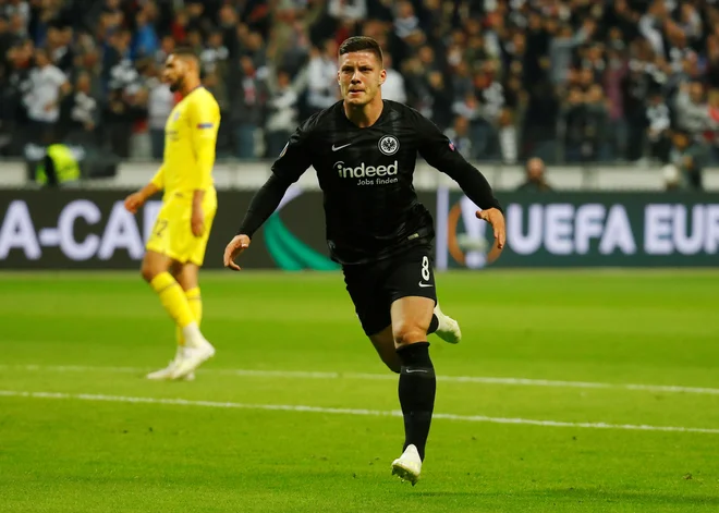 Luka Jović je v tej sezoni neustavljiv. FOTO: Reuters