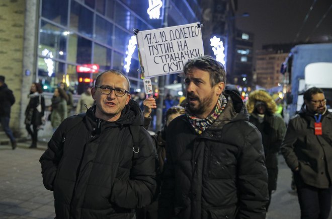 Novica Mihajlović (levo) na terenu. FOTO: Jože Suhadolnik