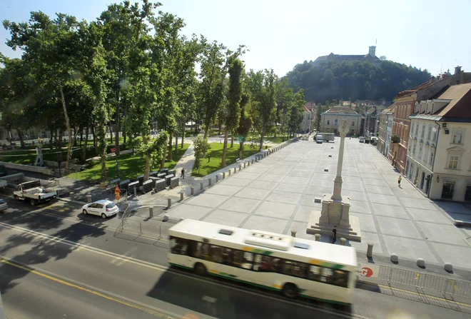 Kongresni trg je danes zloščen kot iz škatlice. FOTO: Leon Vidic