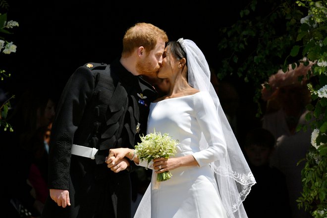 Pravljična poroka princa Harryja in Meghan Markle FOTO: Reuters