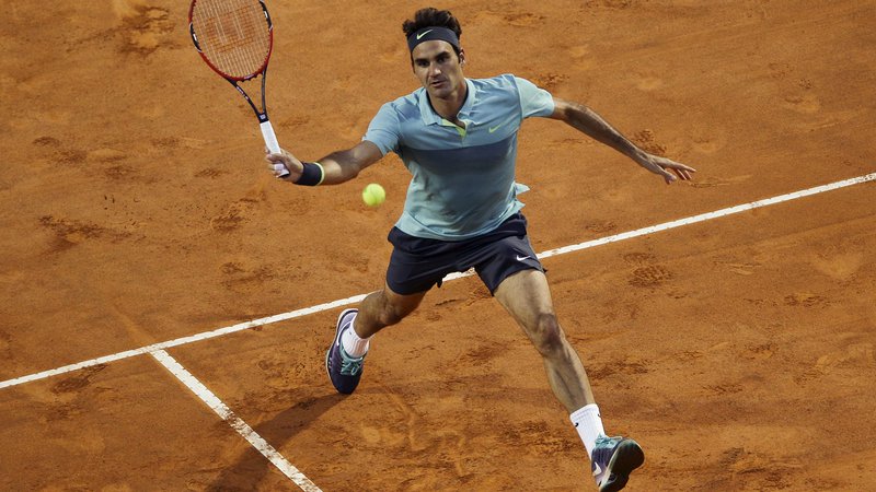 Fotografija: Roger Federer je na pesku nazadnje igral v Rimu leta 2016. FOTO: Reuters