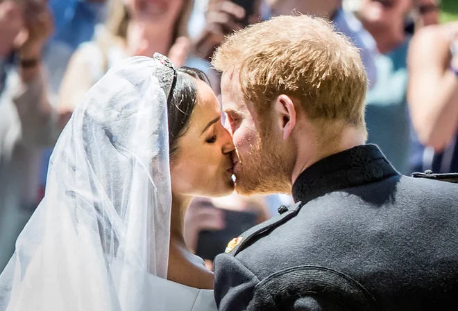 Meghan Markle in princ Harry FOTO: Reuters