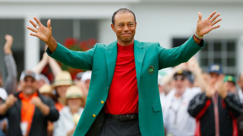 Fotografija: Tiger Woods je z zmago v Augusti spisal eno največjih zgodb v zgodovini golfa. FOTO: AFP