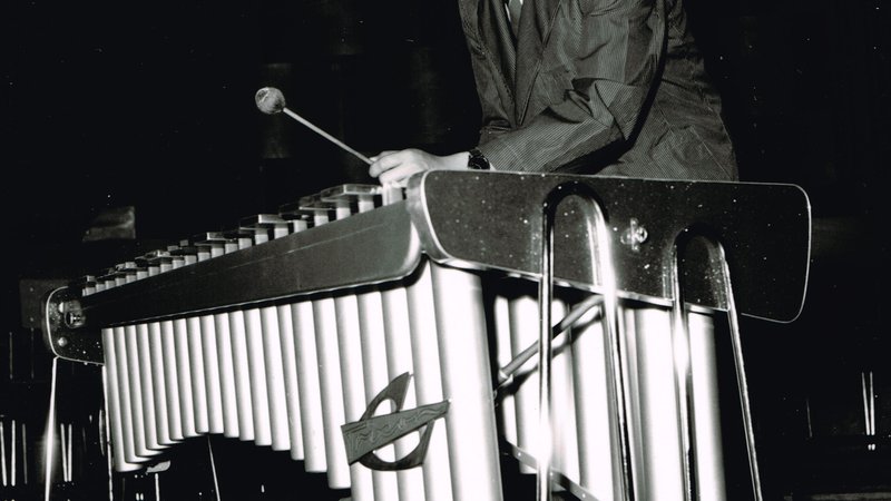 Fotografija: Jože Privšek je bil tudi priznan pianist in vibrafonist. Fotografiji RTVS
