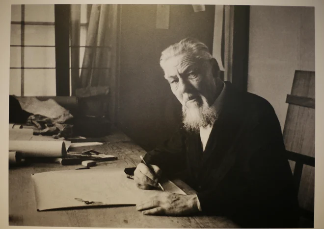 Jože Plečnik na fotografiji, ki jo hranijo v muzeju&nbsp;Plečnikova hiša v Trnovem v Ljubljani. FOTO Jože Suhadolnik