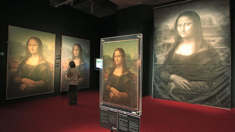 Fotografija: Leta 2013 je bila v Ljubljani na ogled največja svetovna potujoča razstava o Leonardu da Vinciju. FOTO Leon Vidic