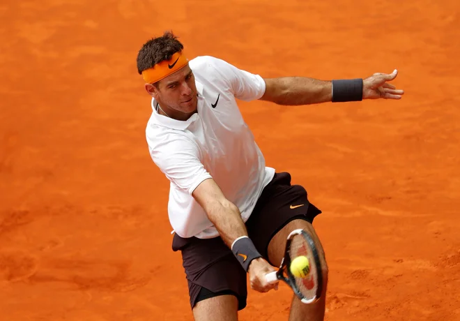 Juan Martin del Potro je bil v 1. kolu Madrida prost, v drugem pa ga je ugnal Laslo Đere. FOTO: Reuters