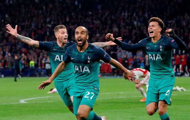 Lucas Moura je bil junak velike zmage Tottenhama. FOTO: Reuters
