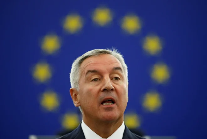 Pučiste obtožnica med drugim bremeni, da so načrtovali aretacijo in likvidacijo&nbsp;takratnega premierja Mila Đukanovića FOTO: Vincent Kessler/Reuters