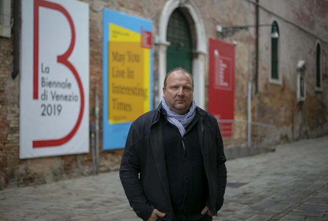 Slovenijo na 58. Beneškem bienalu zastopa Marko Peljhan FOTO: Matej Družnik