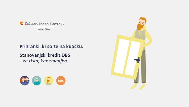 Stanovanjski kredit je največkrat podpisan v povezavi s hipotekarnim zavarovanjem, saj tako lahko pridobite višji znesek. Foto: DBS