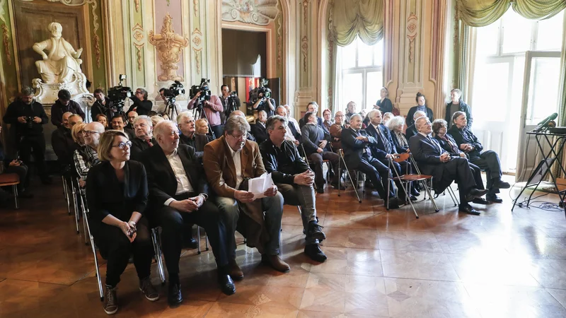 Fotografija: V Cekinovem gradu je bila 7. maja slovesnost ob 30. obletnici shoda na ljubljanskem Kongresnem trgu. Foto Uroš Hočevar