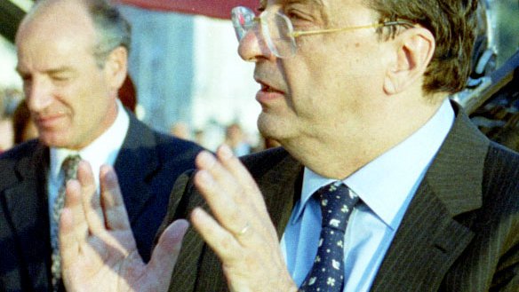 Fotografija: Gianni De Michelis je bil vodja italijanske diplomacije v ključnih trenutkih osamosvojitvene vojne in občutljivega obdobja po njej ter tudi v trenutku , ko je Italija sprejela odločitev, da 14. januarja 1992 prizna samostojno Slovenijo. FOTO: Boris Šuligoj