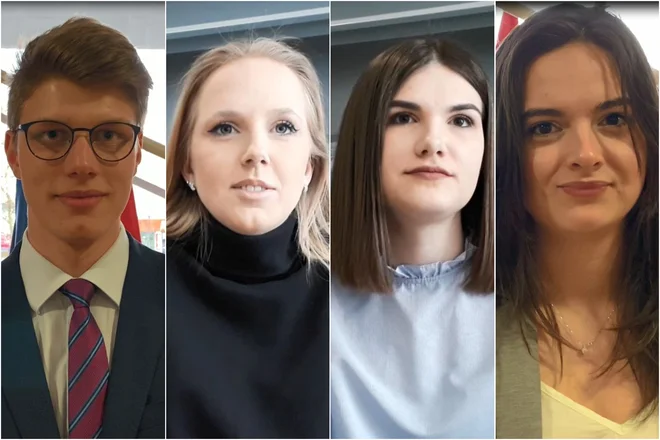 Kako so dijaka in študentki odgovarjali na naša vprašanja, si lahko ogledate v spodnjem videoposnetku. FOTO: Delo