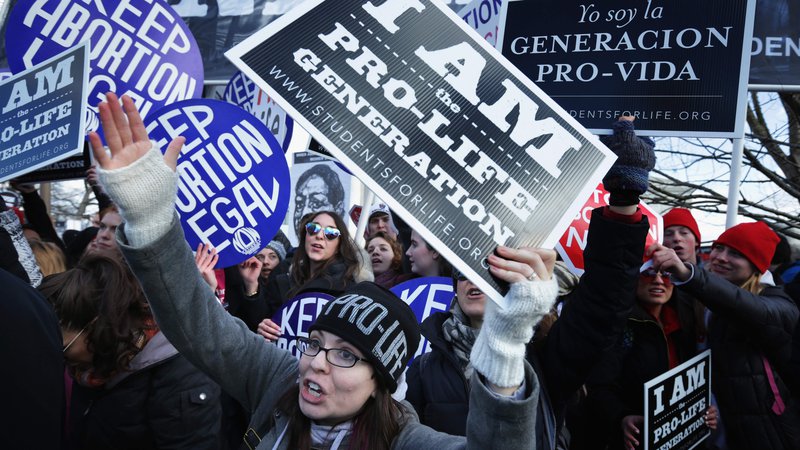 Fotografija: V Alabami bo najbrž kmalu začel veljati­ najbolj restriktiven zakon proti abortusu v Združenih državah. FOTO: Alex Wong/AFP