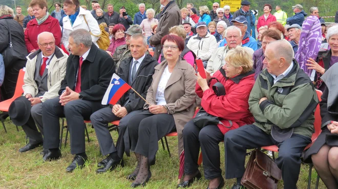 Slovesnosti se je udeležil tudi predsednik državnega zbora Dejan Židan. FOTO: Mateja Kotnik