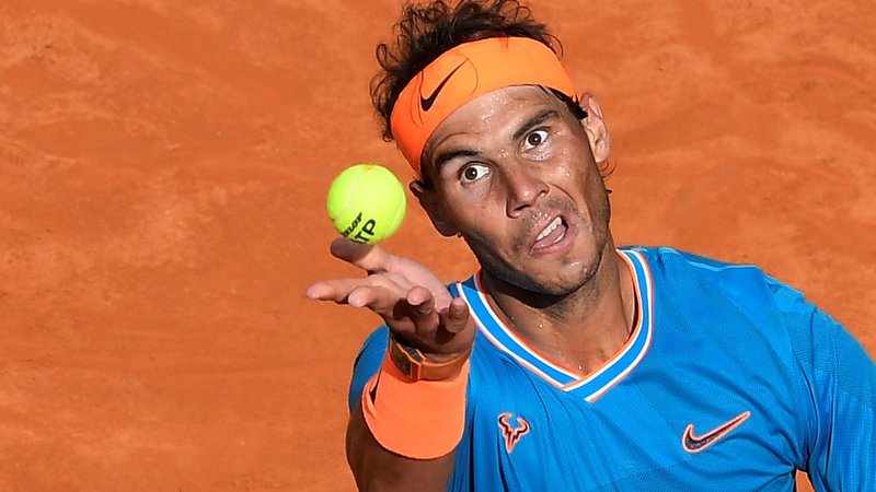 Fotografija: Rafael Nadal se bo danes potegoval za že deveto turnirsko zmago v Rimu. FOTO: Reuters