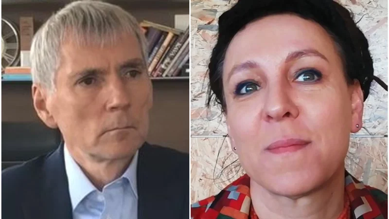 Tokrat sta na naša vprašanja odgovarjala Sandi Češko in Olga Tokarczuk. FOTO: Delo