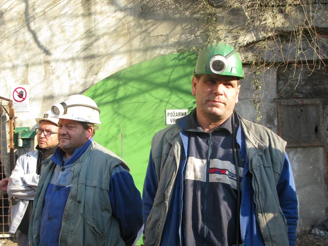 Člani zadnjega stavkovnega odbora v času zadnje rudarske stavke iz leta 2014.Foto Polona Malovrh