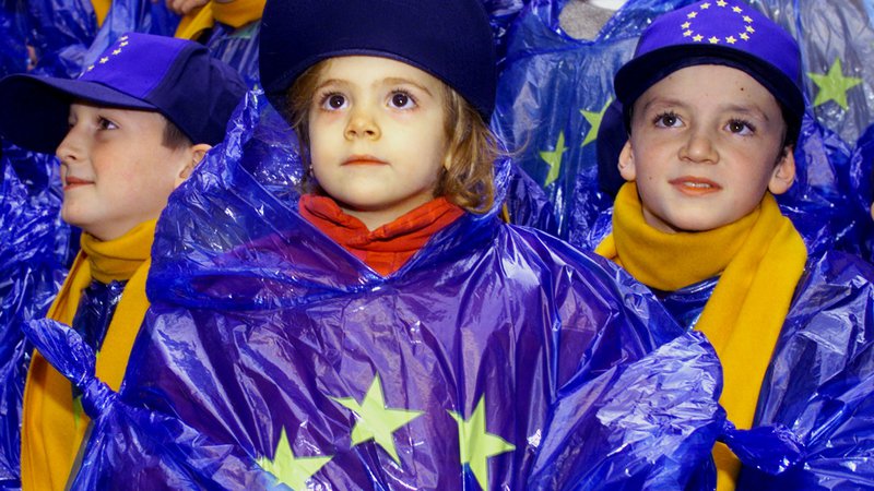 Fotografija: Kaj od Evropske unije pričakujejo otroci? FOTO: Reuters