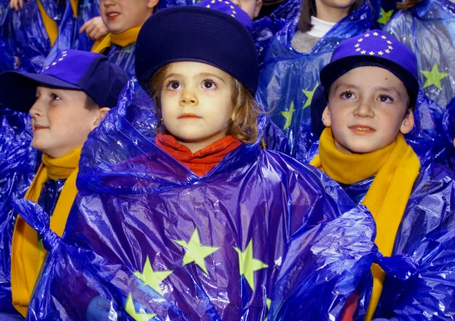 Kaj od Evropske unije pričakujejo otroci? FOTO: Reuters