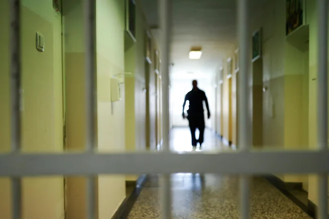 Pravosodni policisti v zaporu Dob, na Dobu, 17. marca 2017.
[zapori,kazni,zaporniki,pazniki,pravosodni policisti,policija]