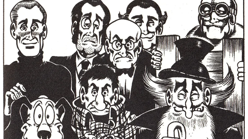 Fotografija: Alan Ford z ekipo sotrpinov T.N.T. FOTO: Narodna galerija