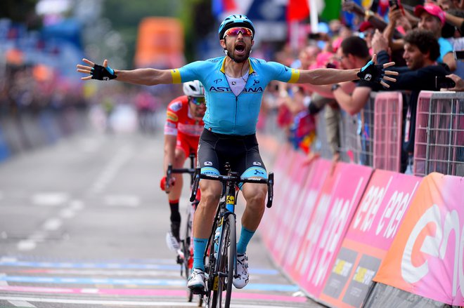 Italijan Dario Cataldo je dobil 15. etapo Gira. FOTO: AFP