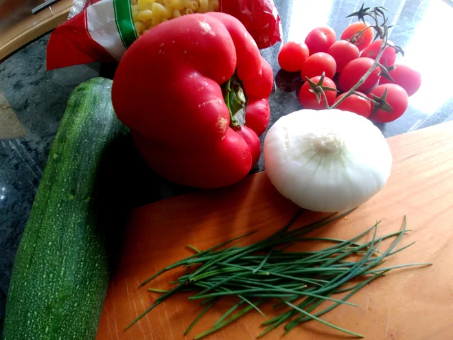 Flight Recipe: Cyclist Salad. PHOTO: Tanja Drinovec