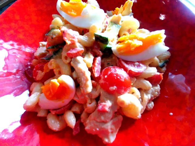 Flight Recipe: Cyclist Salad. PHOTO: Tanja Drinovec
