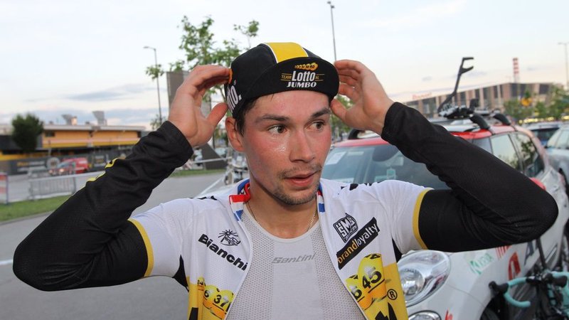 Fotografija: Primož Roglič je danes zvezdnik kolesarskega športa. FOTO: Arhiv Polet/Delo/Jumbo Visma
