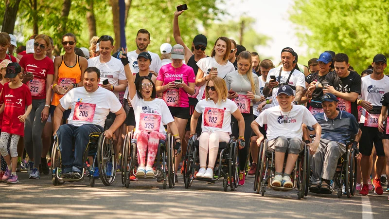 Fotografija: Participants start during the Wings for Life World Run App Run in Kyiv, Ukraine on May 6, 2018 // Roman Rudakov for Wings for Life World Run // AP-1VKBJ2C9H2111 // Usage for editorial use only // Please go to www.redbullcontentpool.com for further information. // 