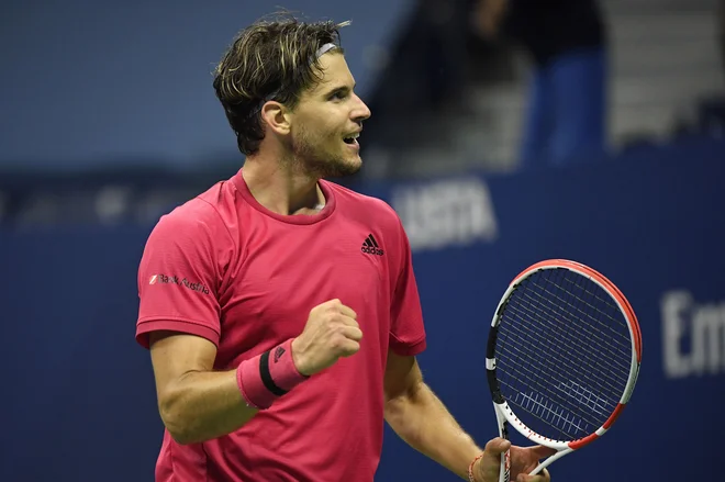 Dominic Thiem lovi svoj prvi veliki slam. FOTO: Robert Deutsch/USA TODAY Sports