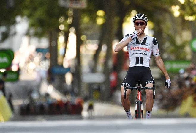 Danec Soren Kragh Andersen je zmagovalec 14. etape. FOTO: Anne-christine Poujoulat/AFP