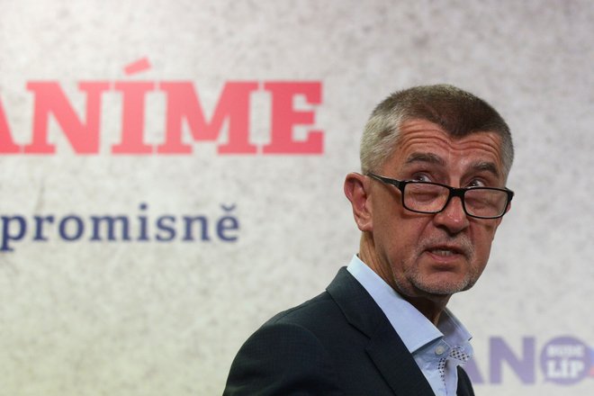 Stranka Ano premiera Andreja Babiša je osvojila šest od 21 evropskih poslanskih mandatov. FOTO: Michal Cizek/AFP