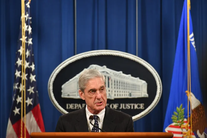 Mueller je v današnjem nagovoru ponovno zatrdil, da ni dvoma o ruskem vpletanju v ameriške predsedniške volitve. FOTO: Mandel Ngan/Afp