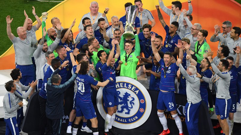 Fotografija: Chelsea se je še drugič v tem desetletju veselil zmage v evropski ligi. FOTO: AFP