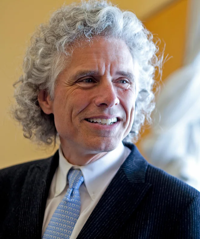 Steven Pinker poučuje na prestižni ameriški univerzi Harvard. Revija Time ga je razglasila za enega izmed stotih najvplivnejših ljudi. Foto Rose Lincoln/Harvard University