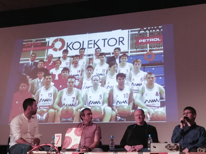 Sašo Kavčič, Darko Vidič, Franci Rupnik in Mitja Zelenc na okrogli mizi. FOTO: Anja Intihar&nbsp;
