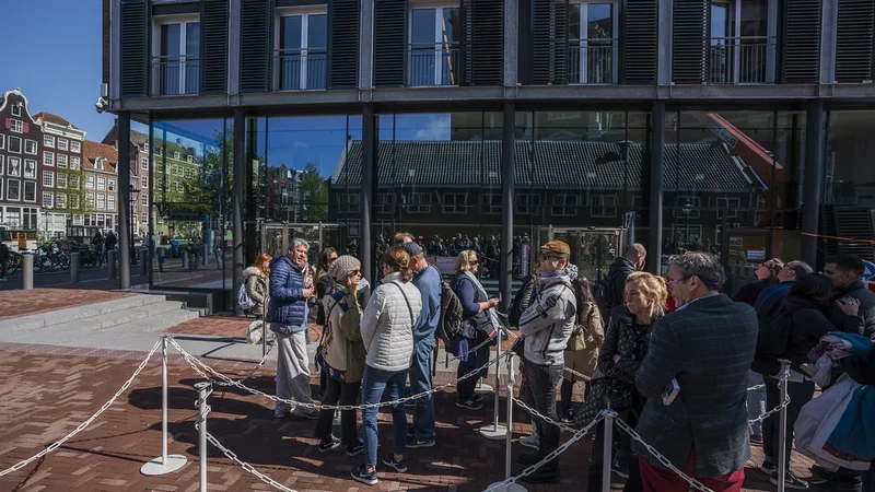Fotografija: Hiša Ane Frank v Amsterdamu. FOTO: Cris Toala Olivares