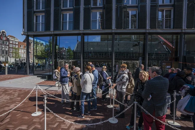 Hiša Ane Frank v Amsterdamu. FOTO: Cris Toala Olivares&nbsp;