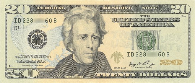 Če bi podoba neupogljive ženske krasila bankovec za 20 dolarjev, bi morali vsaj s sprednje strani umakniti nekdanjega predsednika Andrewa Jacksona. FOTO: Wikipedija