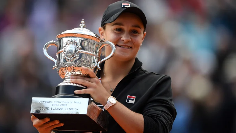 Fotografija: Avstralija ima po 46 letih spet zmagovalko Roland-Garrosa. To je Ashleigh Barty. FOTO: AFP